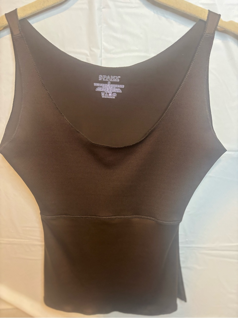 SPANX by Sara Blakely Shapewear Tank Top Cami Brown Size Small